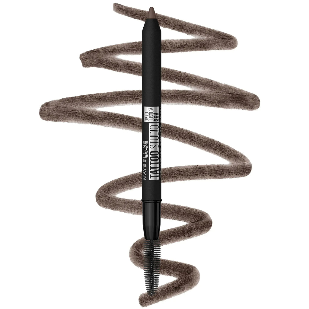 Maybelline TattooStudio Waterproof Brow Pencil - Deep Brown, 1 Count