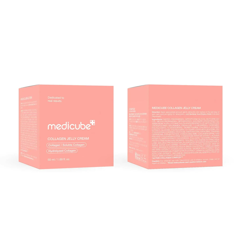 Medicube Collagen Jelly Cream - Niacinamide & Freeze-Dried Hydrolyzed Collagen | 24h Glow & Lifted Look