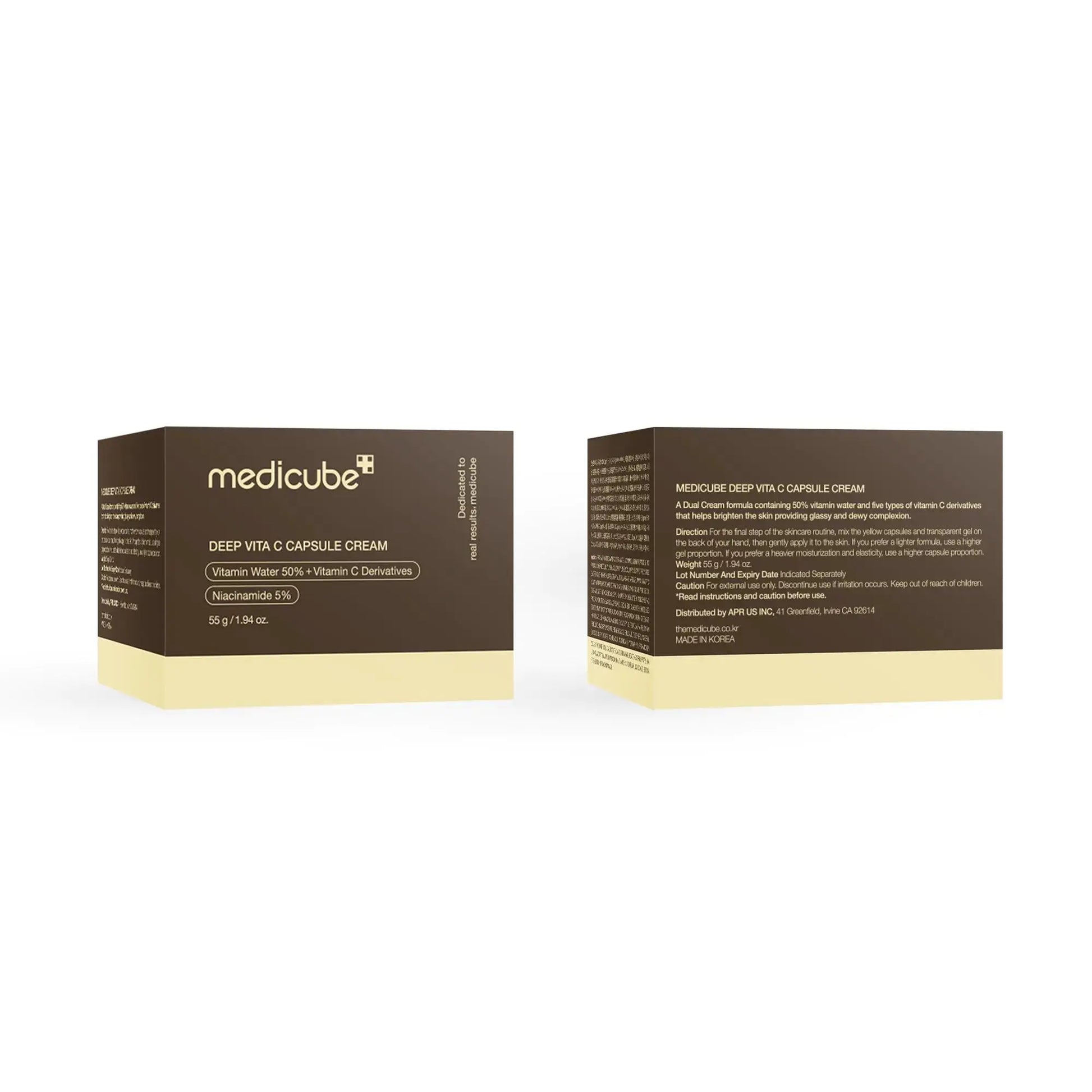 Medicube Deep Vitamin C Golden Capsule Face Moisturizer - Advanced Hydration for Radiant Skin