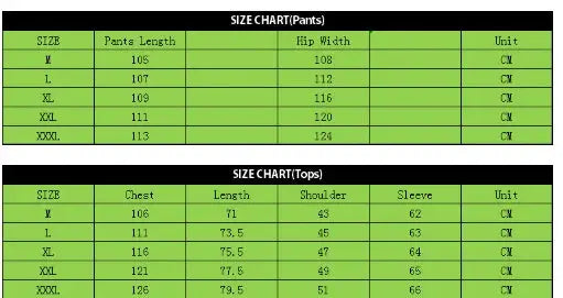 Men Hoodie Jacket + Pants Tracksuit