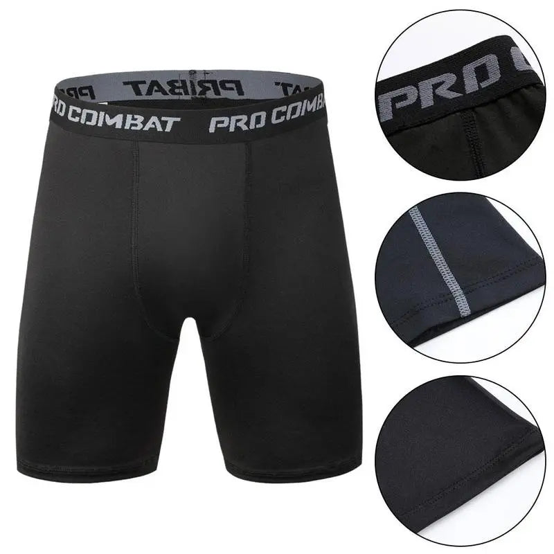 Men's Fitness Elastic Shorts - Milk Silk Material + Breathable, Sweat-Absorbent Fabric