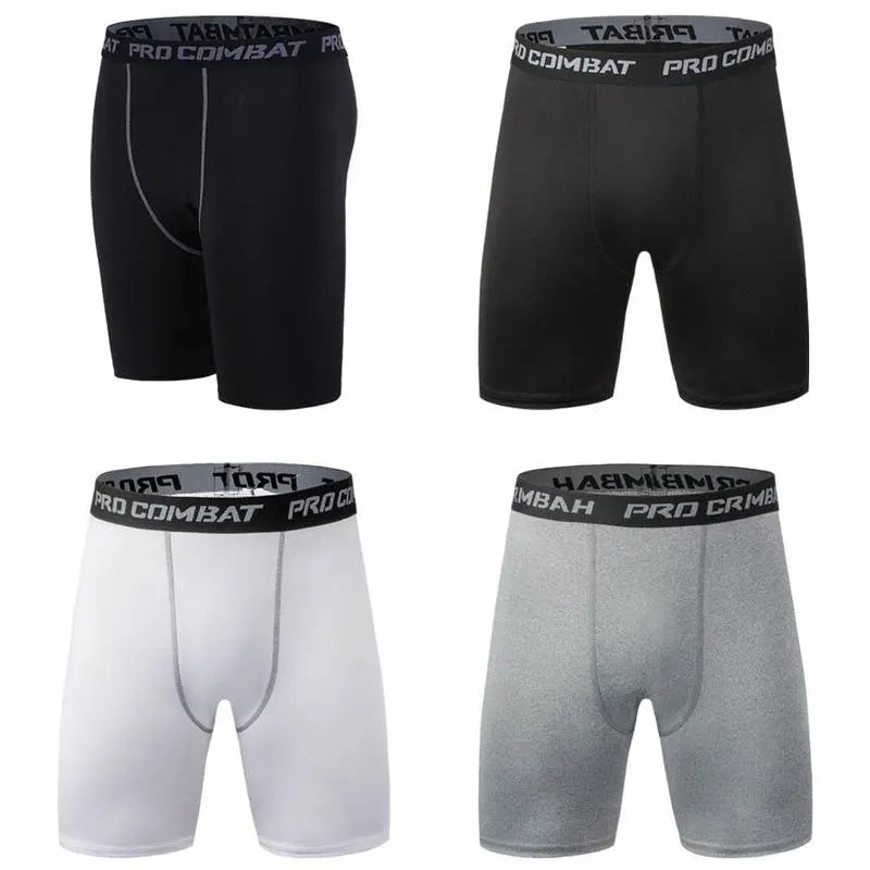 Men's Fitness Elastic Shorts - Milk Silk Material + Breathable, Sweat-Absorbent Fabric