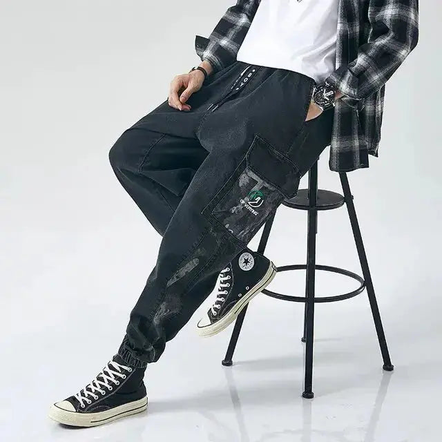 Men's Loose Denim Joggers – Ultimate Comfort & Style