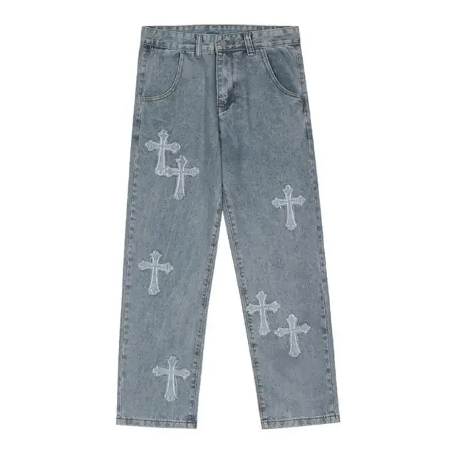 Men's Streetwear Baggy Jeans – Comfort & Style Combined