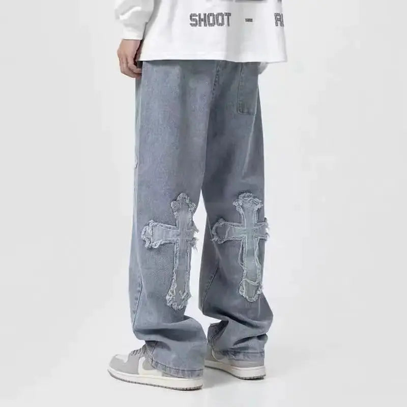 Men's Streetwear Baggy Jeans – Comfort & Style Combined