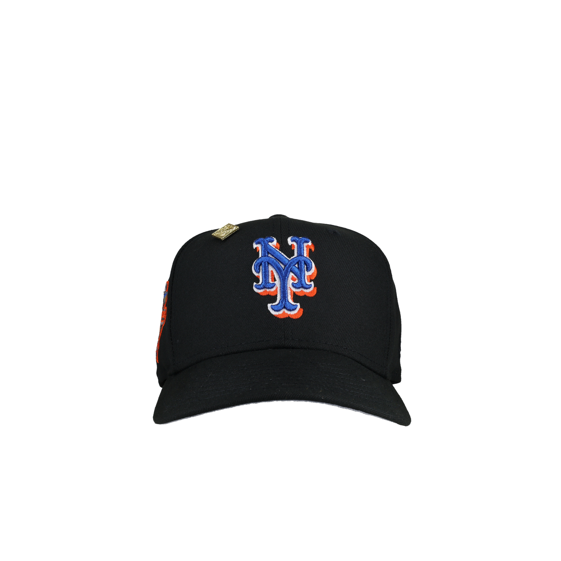 New York Mets 2000 World Series Black Orange Metallic 59Fifty Fitted Hat
