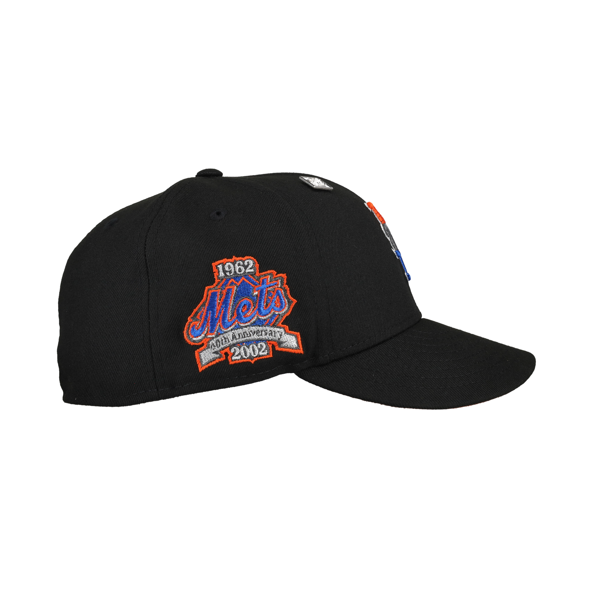 New York Mets 40th Anniversary "3 Tier" Metallic 59Fifty Fitted Hat