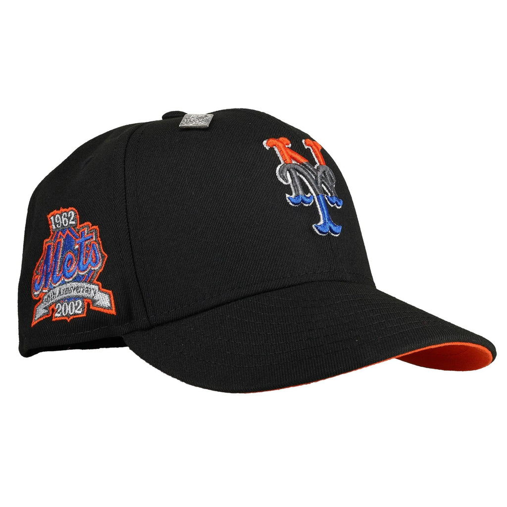 New York Mets 40th Anniversary "3 Tier" Metallic 59Fifty Fitted Hat