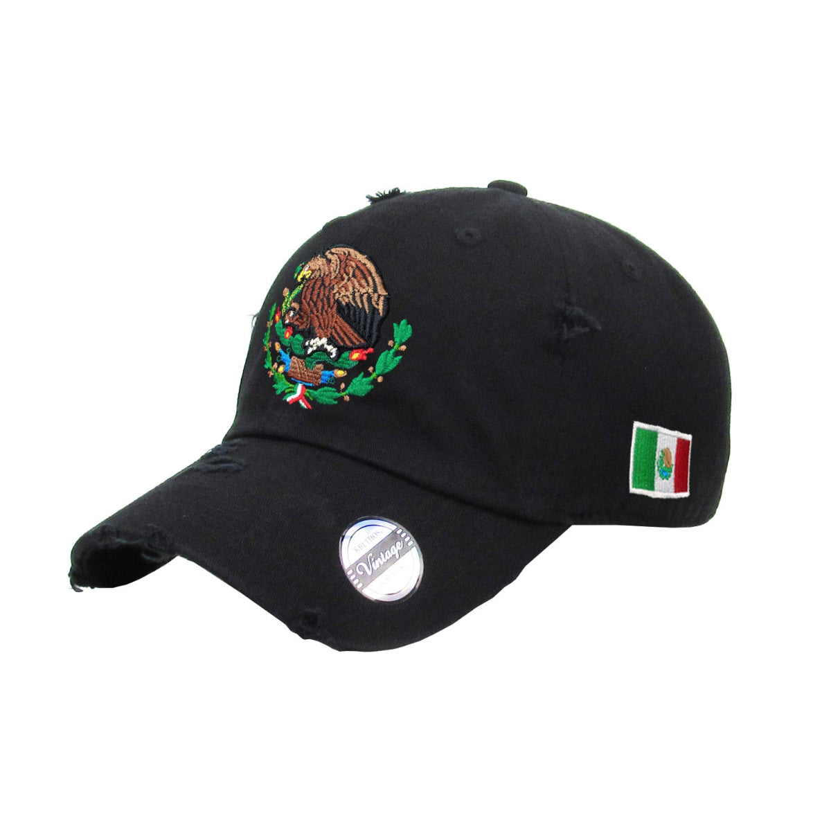 Mexico Vintage hats with Mexican Flag and Shield