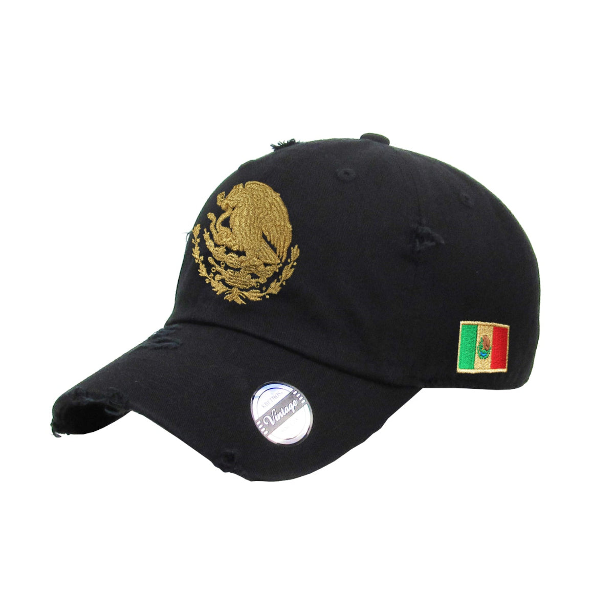 Mexico Vintage hats with Mexican Flag and Shield