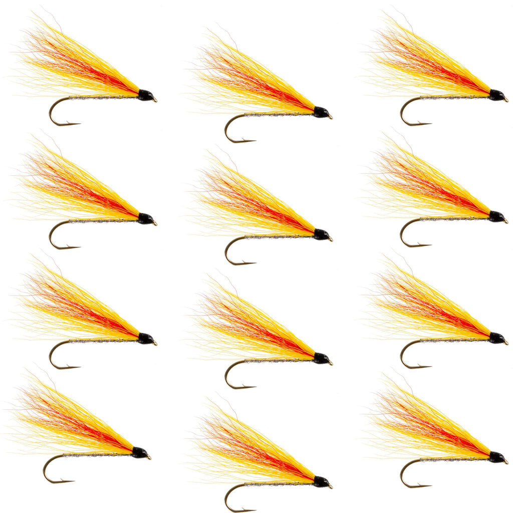 Mickey Finn Classic Streamer Flies - Set of 12 - Hook Size 4