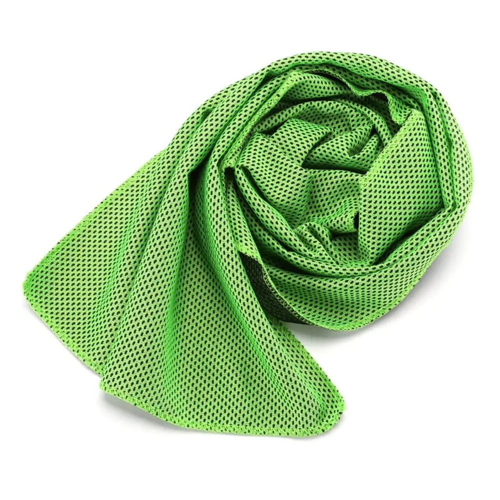 Microfiber Rapid Cooling Sport Face Towel - High Density Cold Sense Yarn