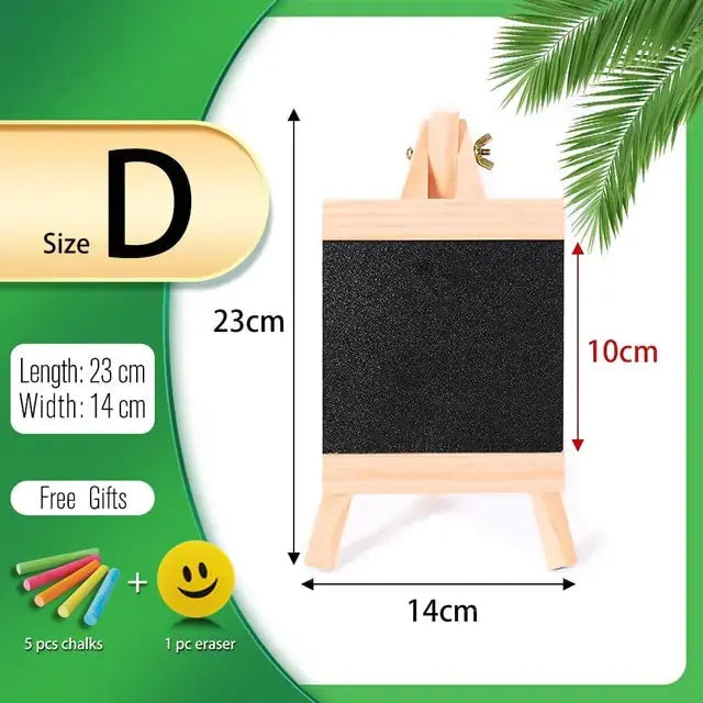 Mini Blackboard Wood Frame