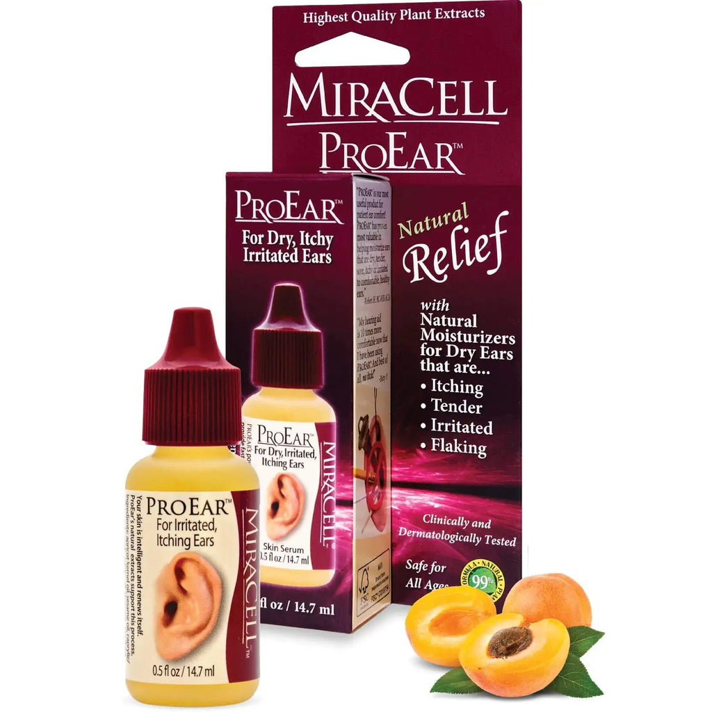 Miracell ProEar, Ear Drops for Itchy Ears All Natural Ear Oil for, Babies, Kids, Adults, and Dogs