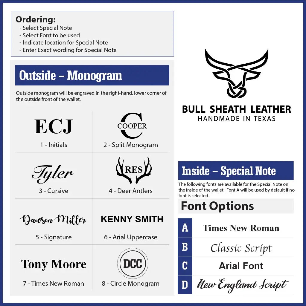 Western Long Wallet - Chestnut Brown