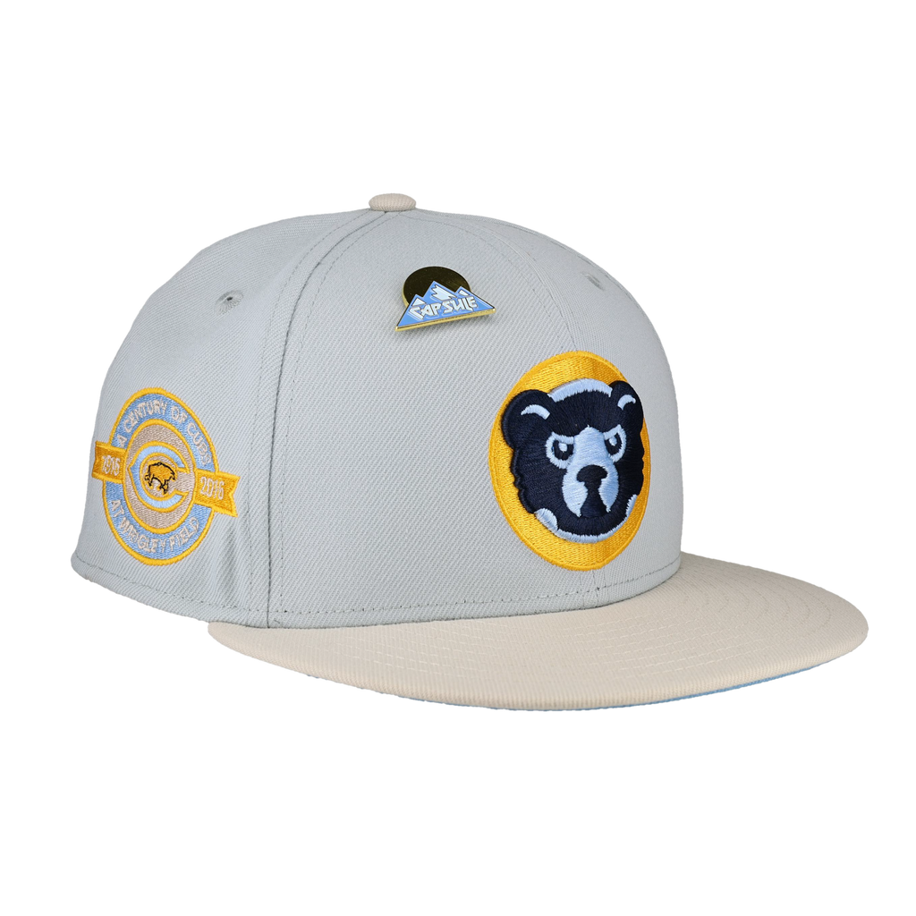 Chicago Cubs Mountain Sunrise Collection 100th Anniversary Fitted Hat