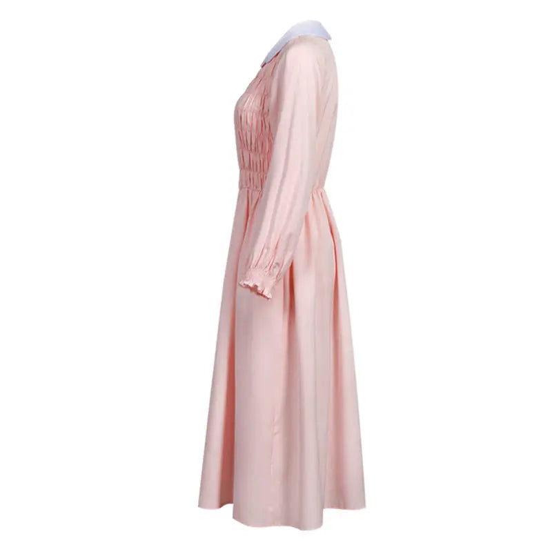 Movie Stranger Things Eleven Cosplay Costumes - Pink Color