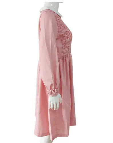 Movie Stranger Things Eleven Cosplay Costumes - Pink Color