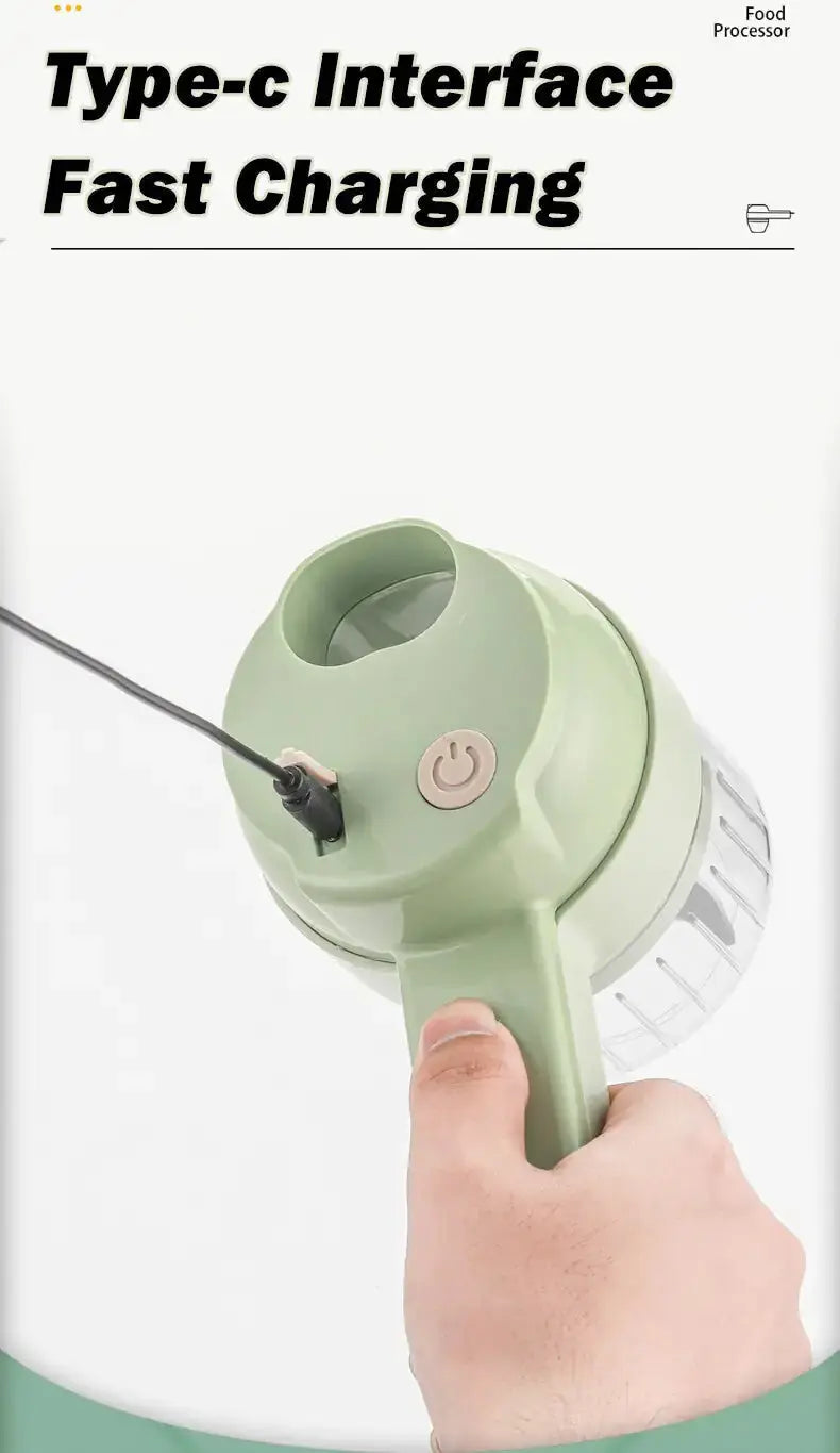Multi-Functional Electric Vegetable Chopper