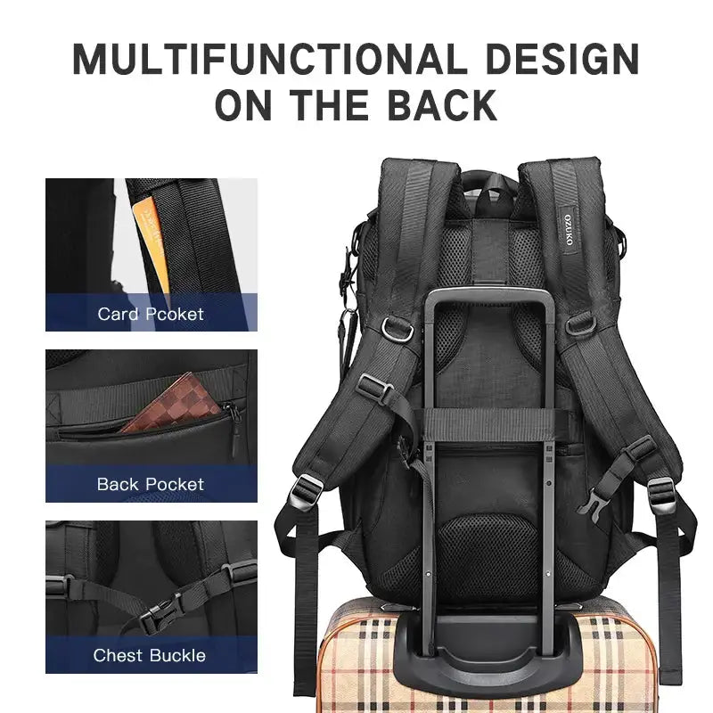 Multifunction Waterproof Laptop Backpack for Men