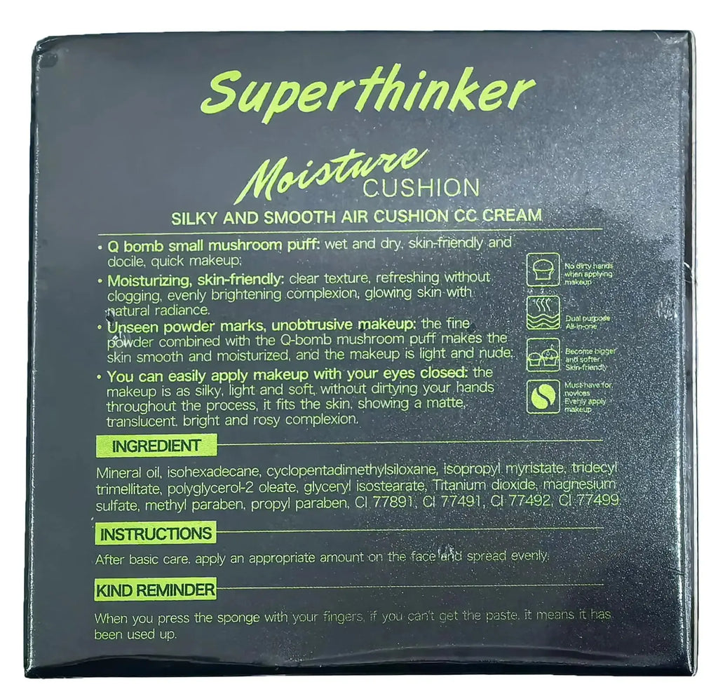 Mushroom Head Air Cushion CC Cream - Hydrating & Long-Lasting Coverage