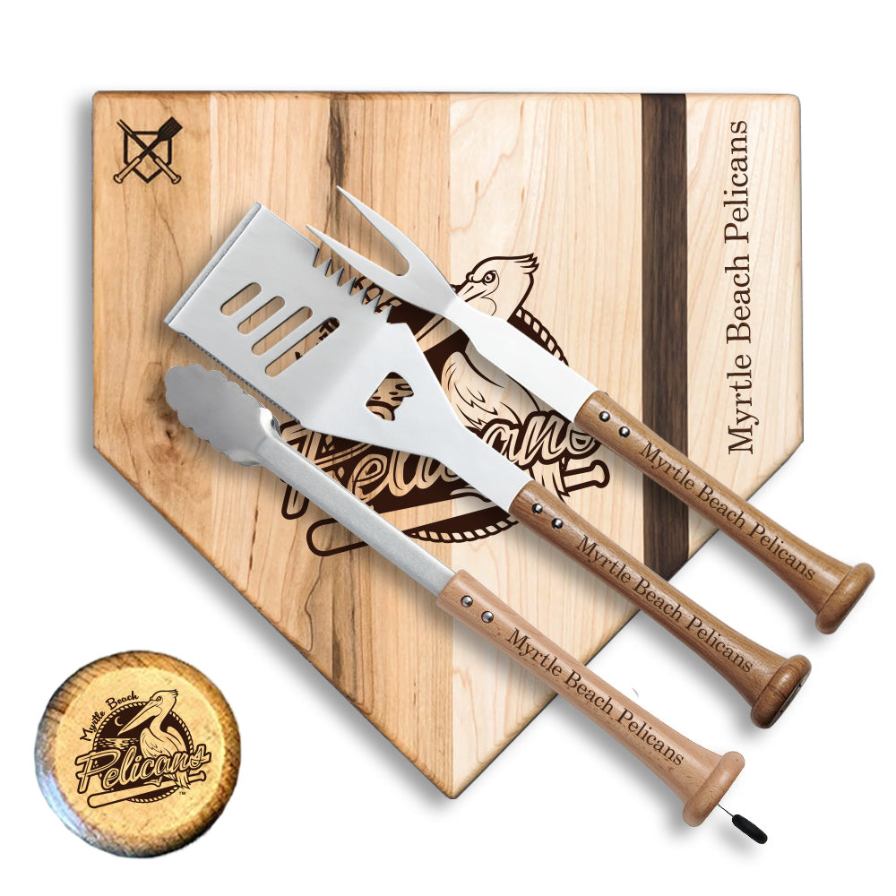 Myrtle Beach Pelicans "SILVER SLUGGER" Set