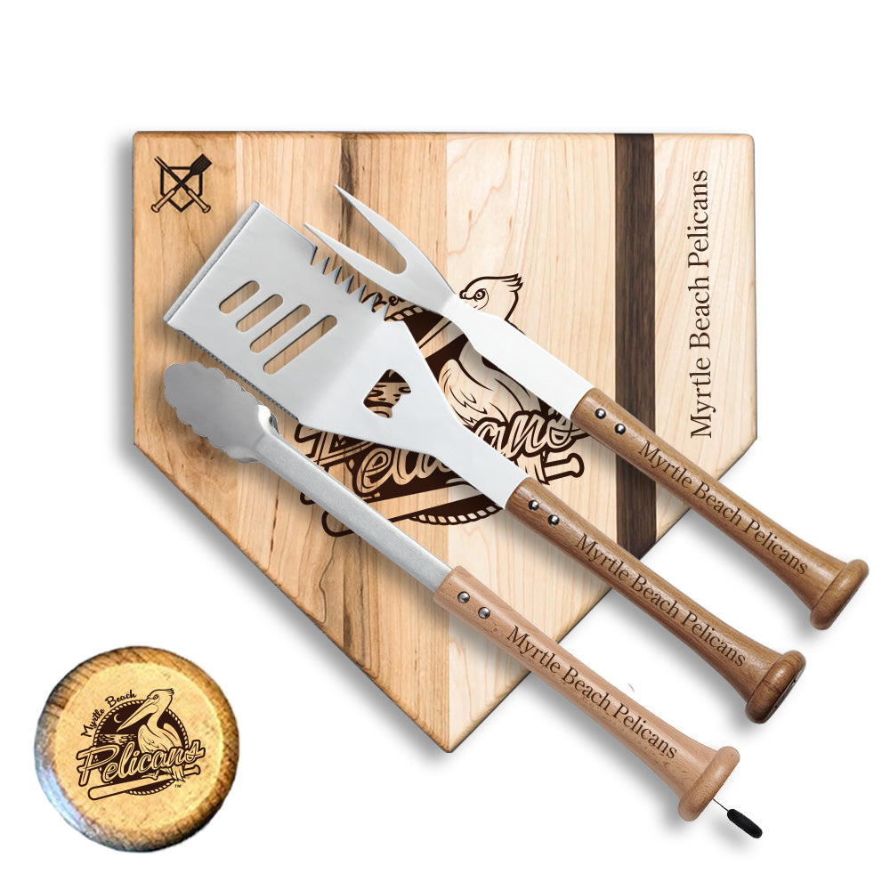 Myrtle Beach Pelicans "SILVER SLUGGER" Set