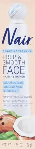 NAIR Exfoliating Facial Hair Removal Cream for Women - Skincare Hair Removal Agent