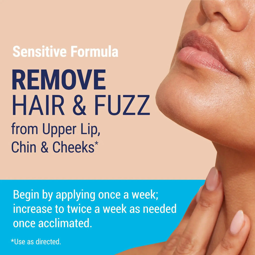 NAIR Exfoliating Facial Hair Removal Cream for Women - Skincare Hair Removal Agent