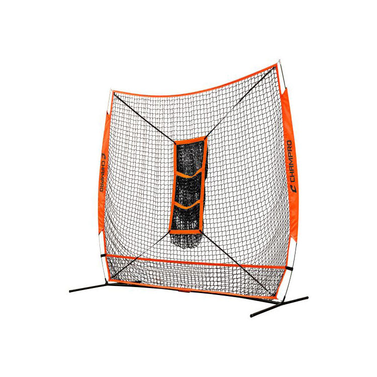 Champro MVP Portable Training Net with TZ3 Training Zone 7'X7'