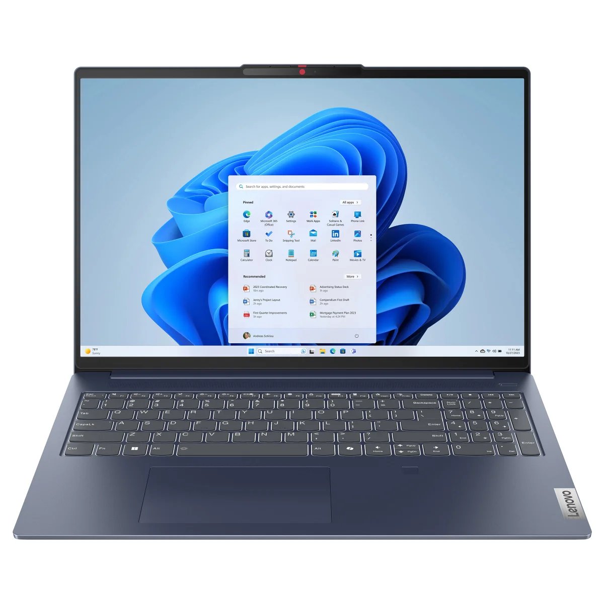Lenovo IdeaPad Slim 5 - 16″ Touchscreen – AMD Ryzen 7 8845HS – 16 GB RAM / 1 TB SSD –  Grey