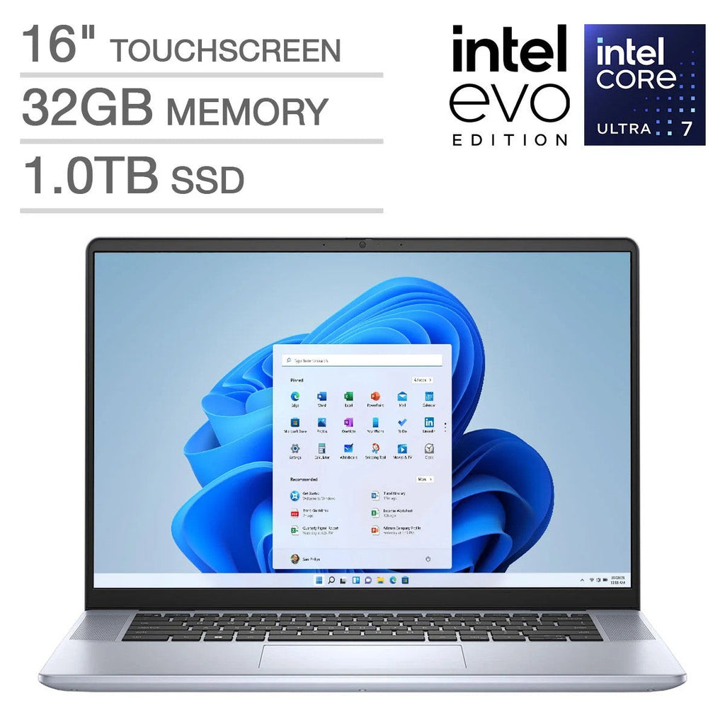 Dell 7640 Inspiron 16 Plus  – Intel Core Ultra 7, 32GB RAM, 1TB SSD, 16" FHD- Touch, Win 11 Home (Certified - Refurbished)