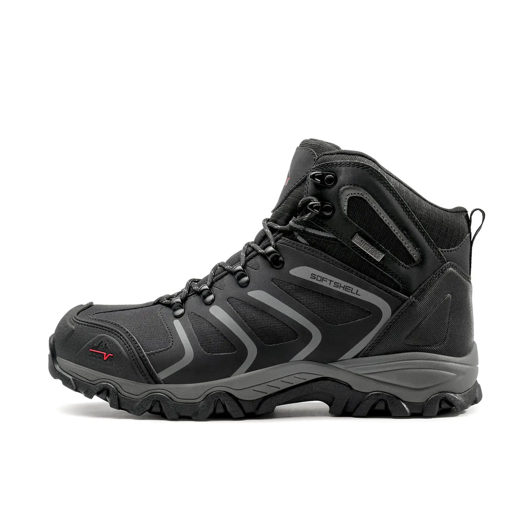 NORTIV 8 Men's Ankle High Waterproof Hiking Boots Outdoor Lightweight Shoes Trekking Trails Armadillo