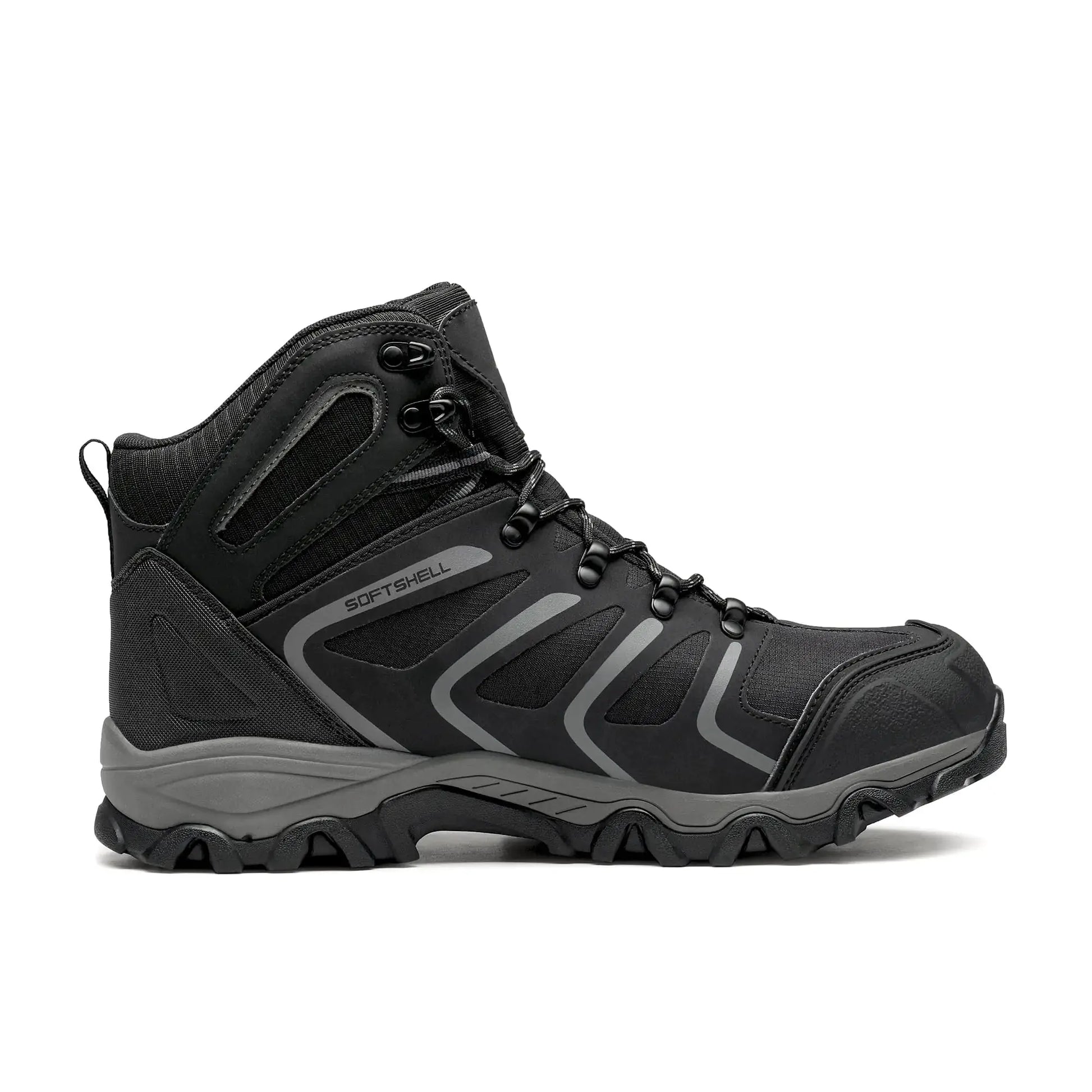 NORTIV 8 Men's Ankle High Waterproof Hiking Boots Outdoor Lightweight Shoes Trekking Trails Armadillo