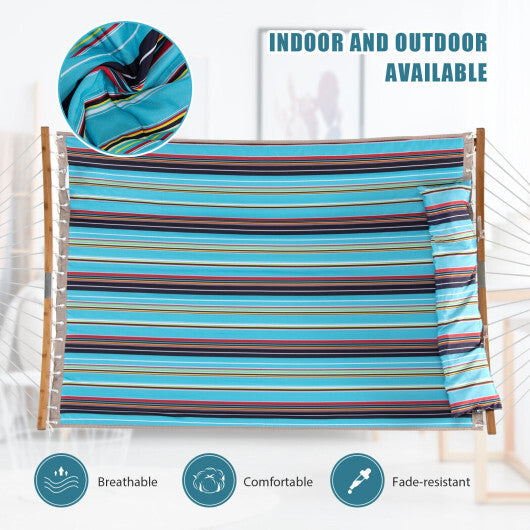 Outdoor Hammock with Detachable Pillow-Red
