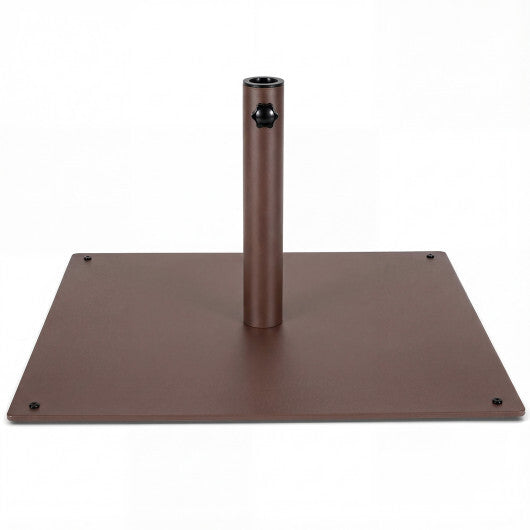42 LBS Weighted 25 Inch Square Patio Umbrella Base