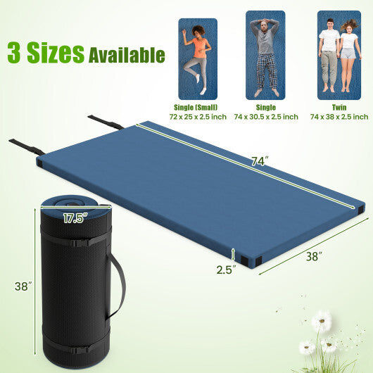 Indoor outdoor Sleeping mat with High density foam Cushion and Carrying Bag-Gary