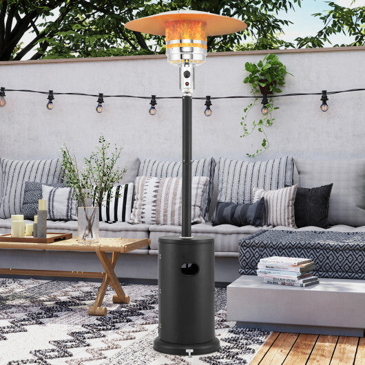 50000 BTU Propane Patio Heater with Round Table Design-Brown
