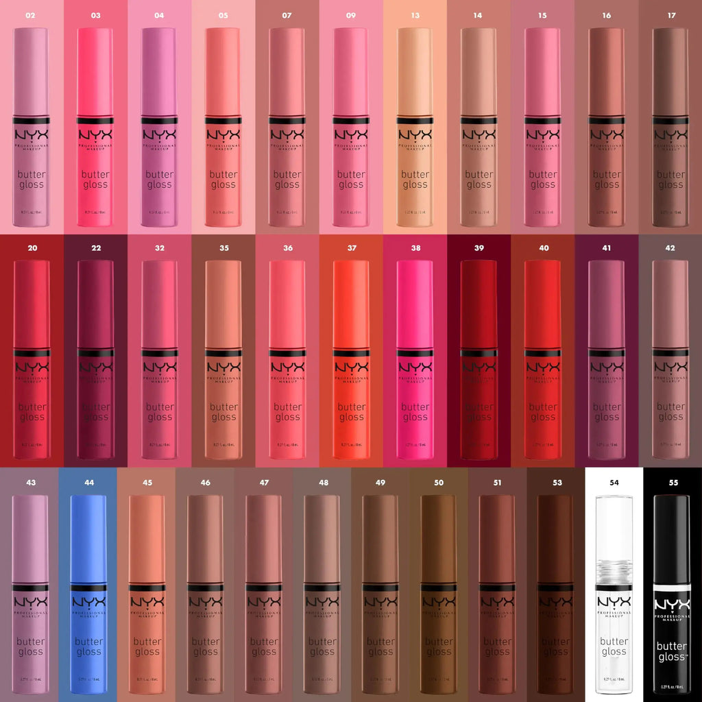 NYX PROFESSIONAL MAKEUP Butter Gloss, Non-Sticky Lip Gloss - Blueberry Tart