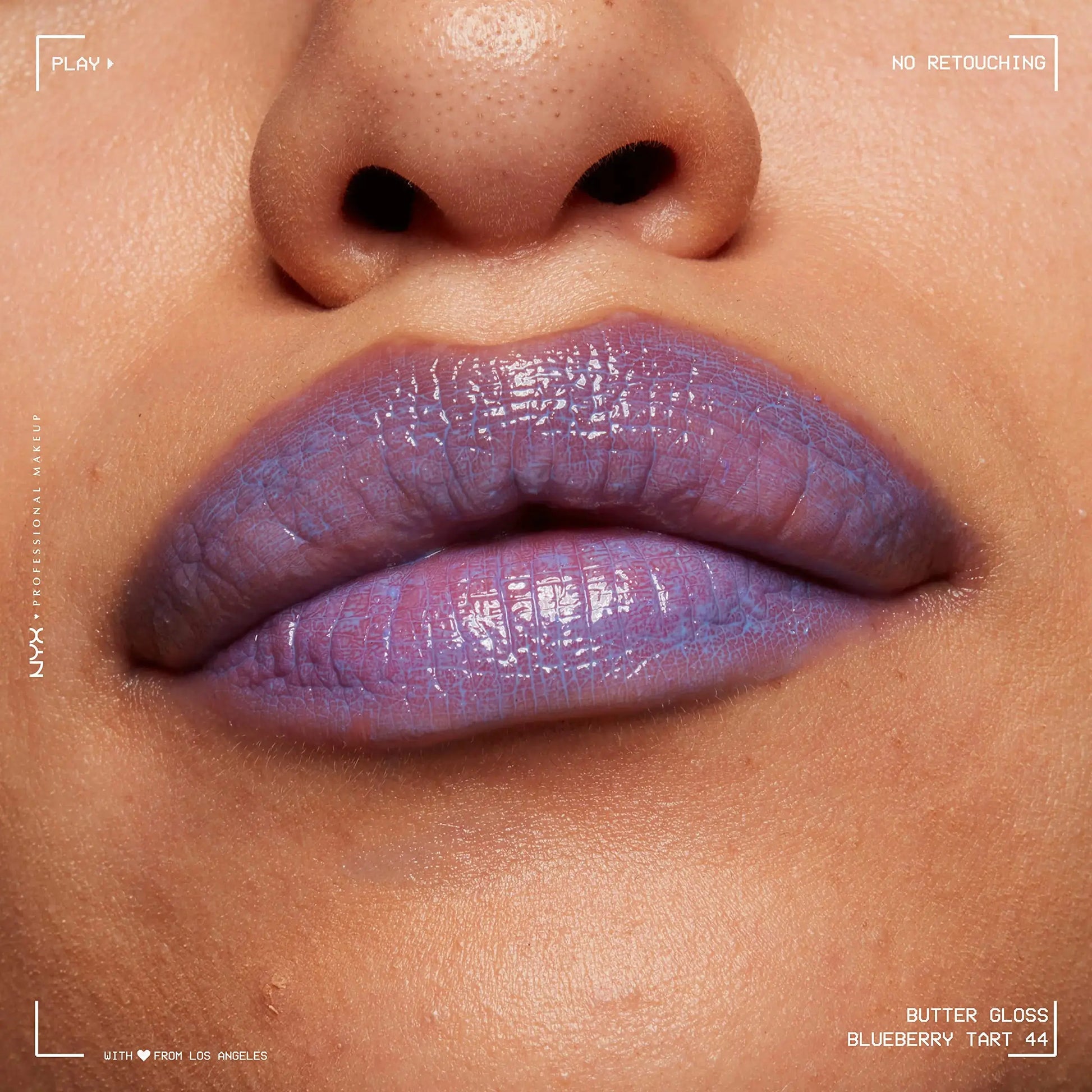 NYX PROFESSIONAL MAKEUP Butter Gloss, Non-Sticky Lip Gloss - Blueberry Tart
