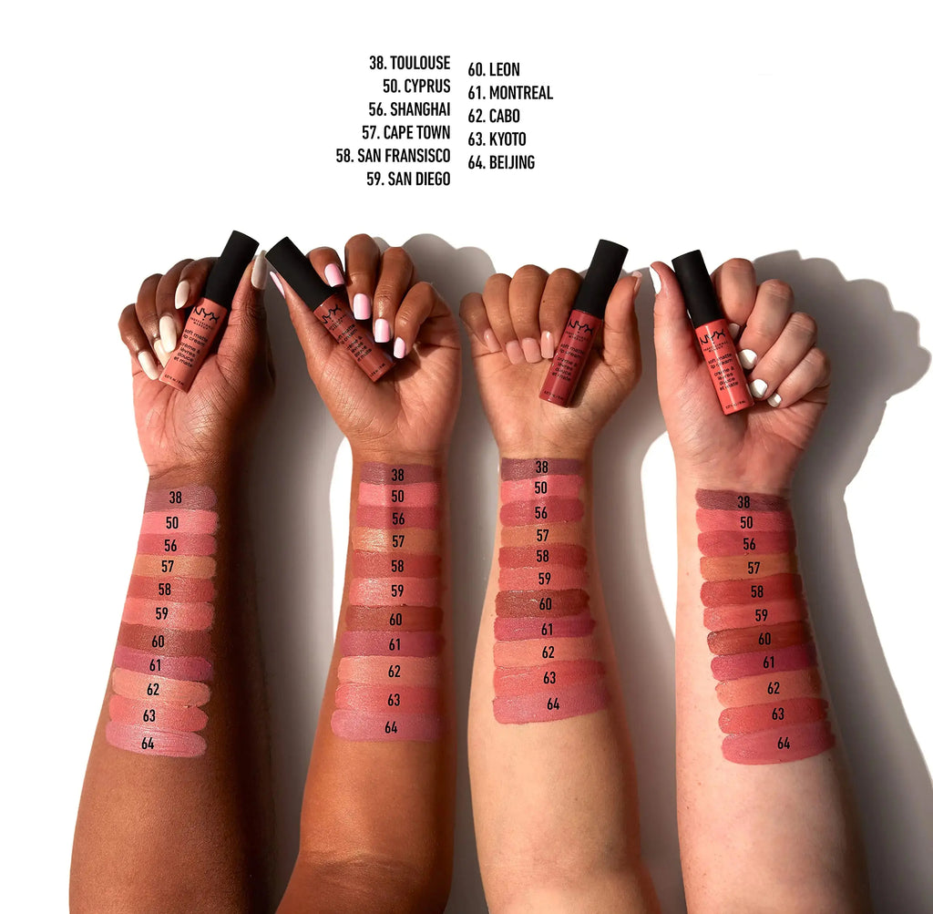 NYX PROFESSIONAL MAKEUP Soft Matte Lip Cream, Lightweight Liquid Lipstick - Montreal (Mauvey Pink) 0.27 Fl Oz