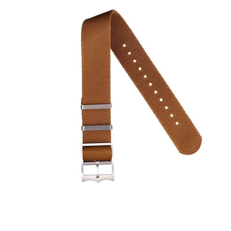 Eco-Friendly Nylon Military  Watch Strap Kaki- Tudor Watch Style
