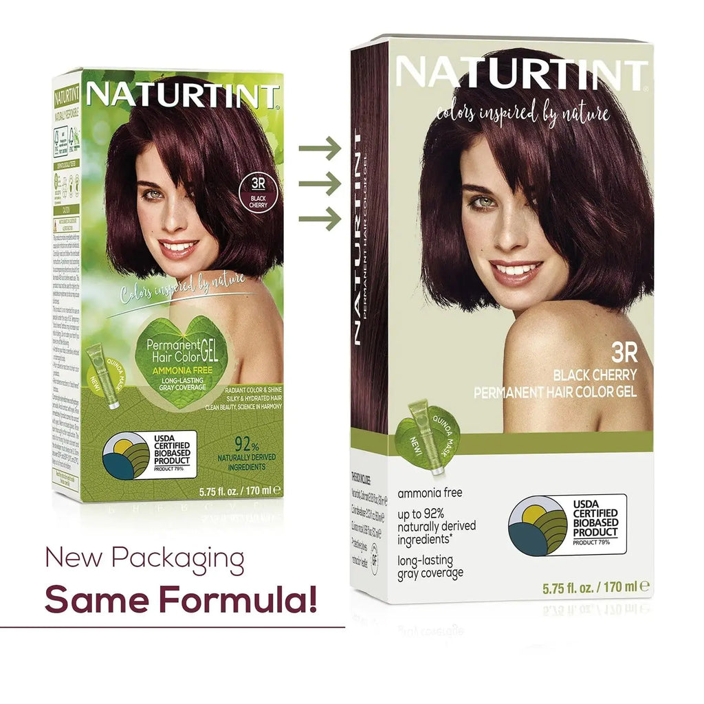 Naturtint 3R Black Cherry Permanent Hair Color - Ammonia-Free, Vegan & Cruelty-Free (Pack of 1)