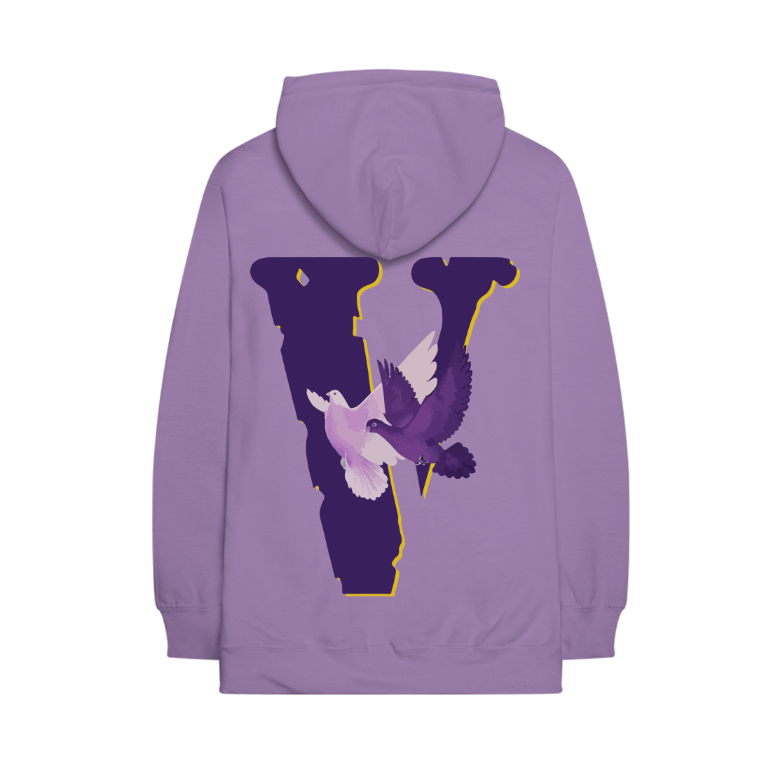 Nav x Vlone Doves Hoodie Purple