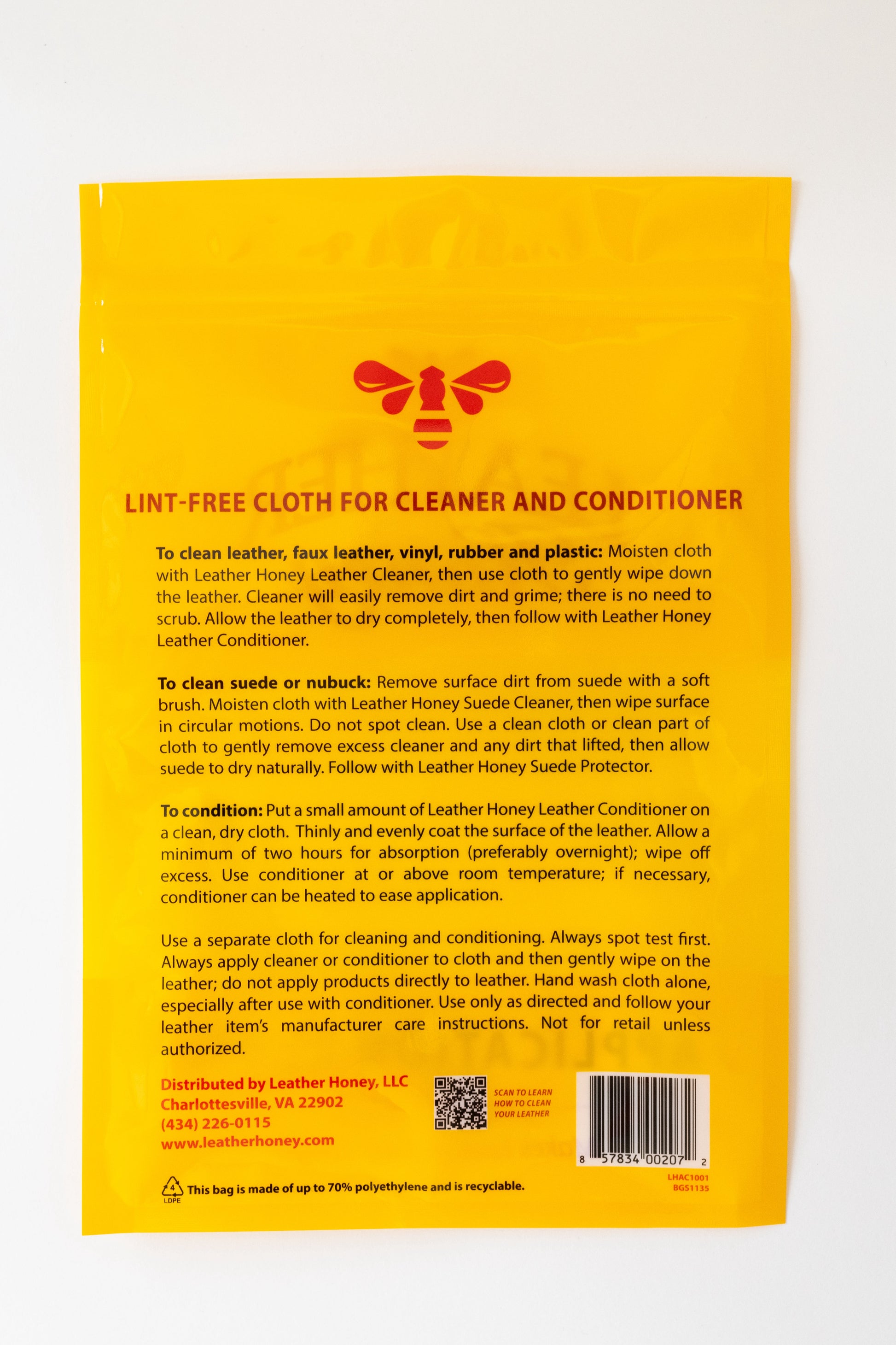 Lint-Free Application Cloth