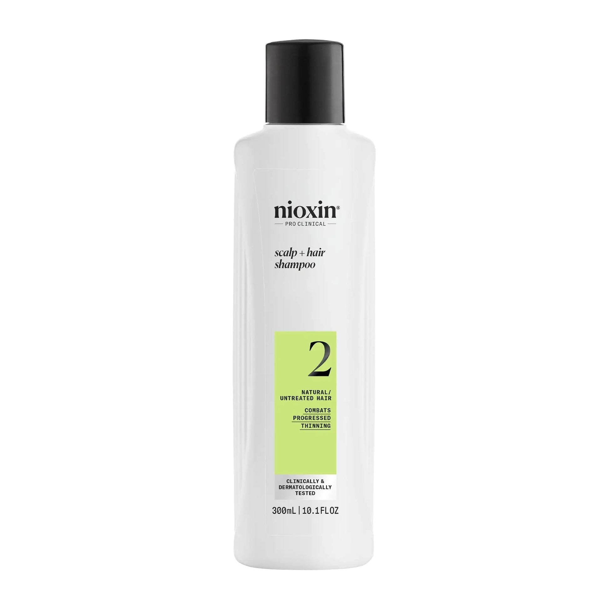 Nioxin System 2 Scalp Cleansing Shampoo with Peppermint Oil – For Dry & Sensitive Natural Hair