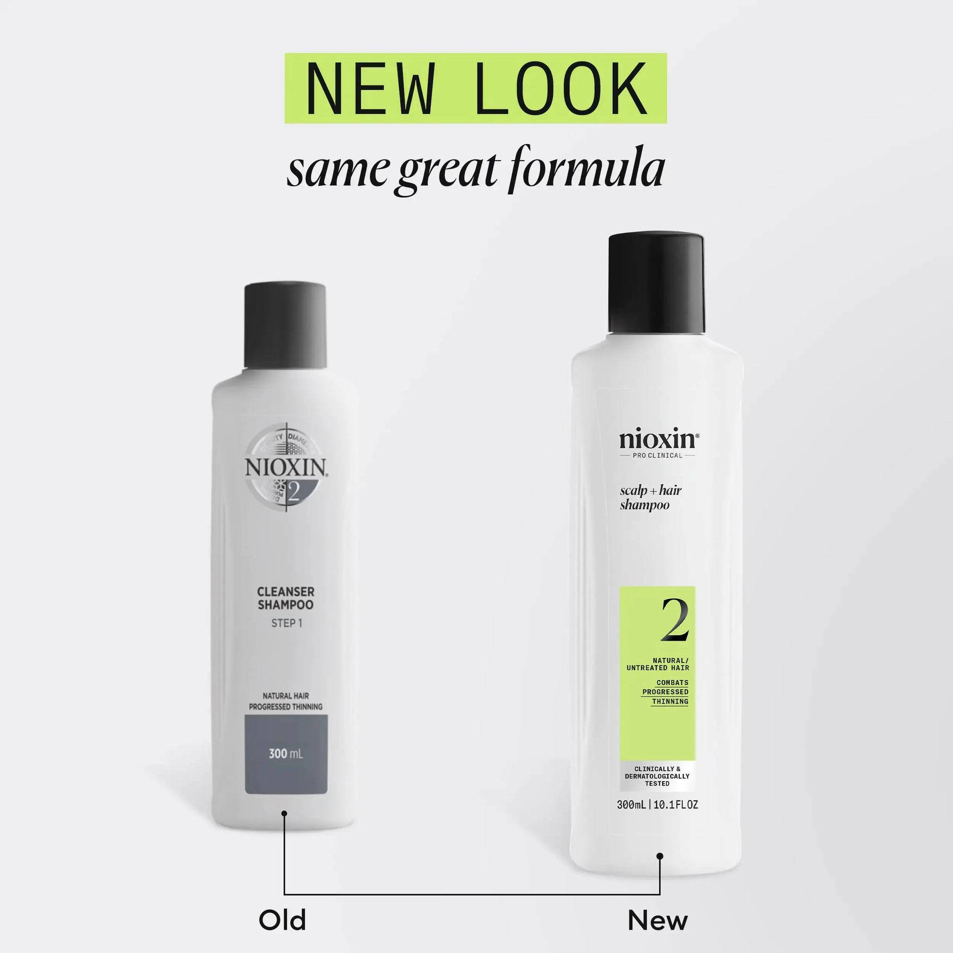 Nioxin System 2 Scalp Cleansing Shampoo with Peppermint Oil – For Dry & Sensitive Natural Hair