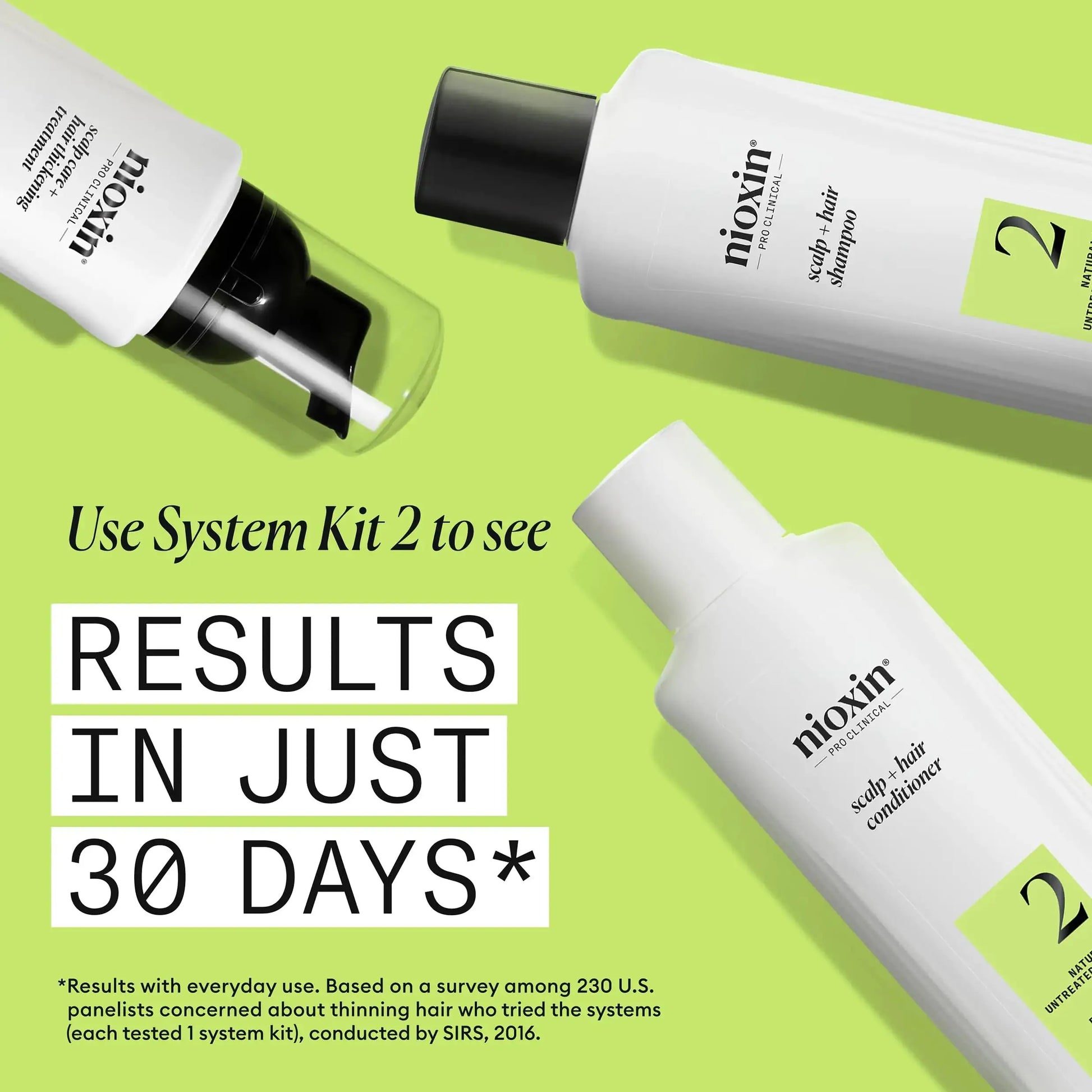 Nioxin System 2 Scalp Cleansing Shampoo with Peppermint Oil – For Dry & Sensitive Natural Hair