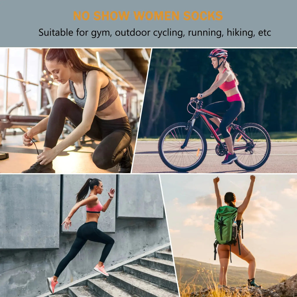 No Show Socks | Womens Athletic Cushion Ankle Footies Low Cut Socks