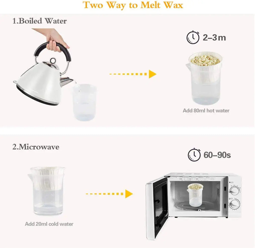 Nose Wax Kit | Nose & Ear Hair Removal for Men and Women - Safe, Easy, Quick & Painless Hair Remover